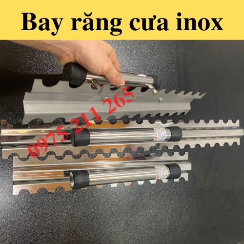 Bay răng cưa inox tạo rãnh trên hồ dầu 12 Bay răng cưa inox