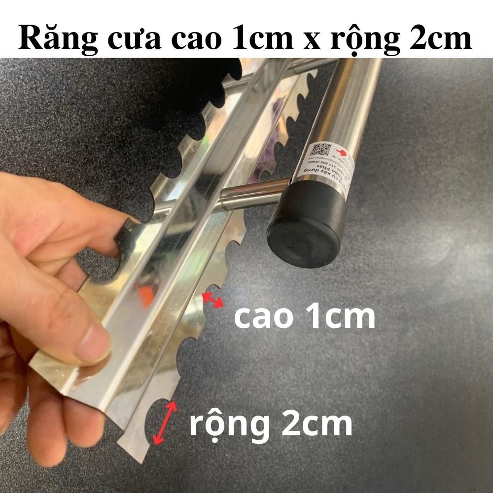 Bay răng cưa inox tạo rãnh trên hồ dầu 6 Bay răng cưa inox tạo rãnh trên hồ dầu - Ảnh 6