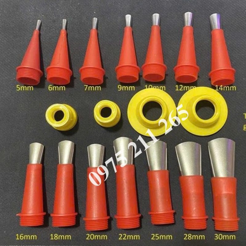 đầu vòi keo silicone