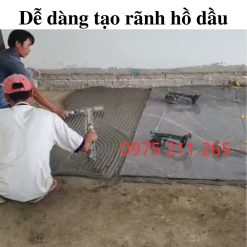 Alternative view of Bay răng cưa inox tạo rãnh trên hồ dầu