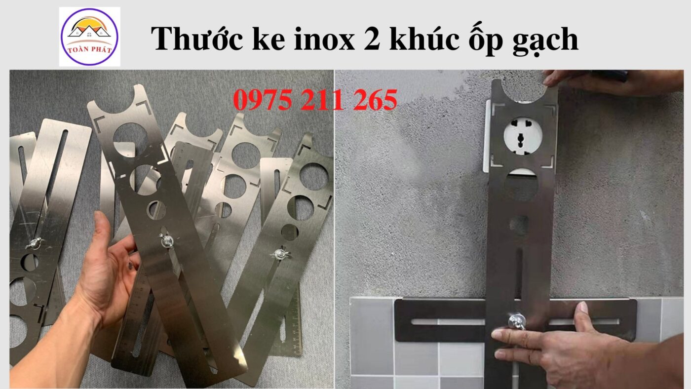 thuoc ke inox 2 khuc op gach