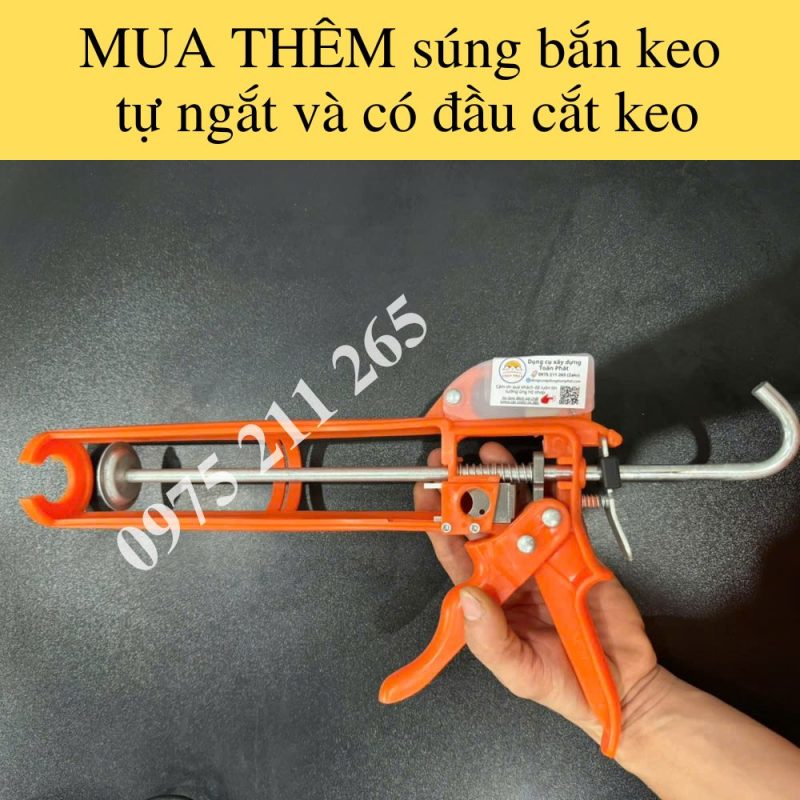 Súng bắn keo silicon tự ngắt