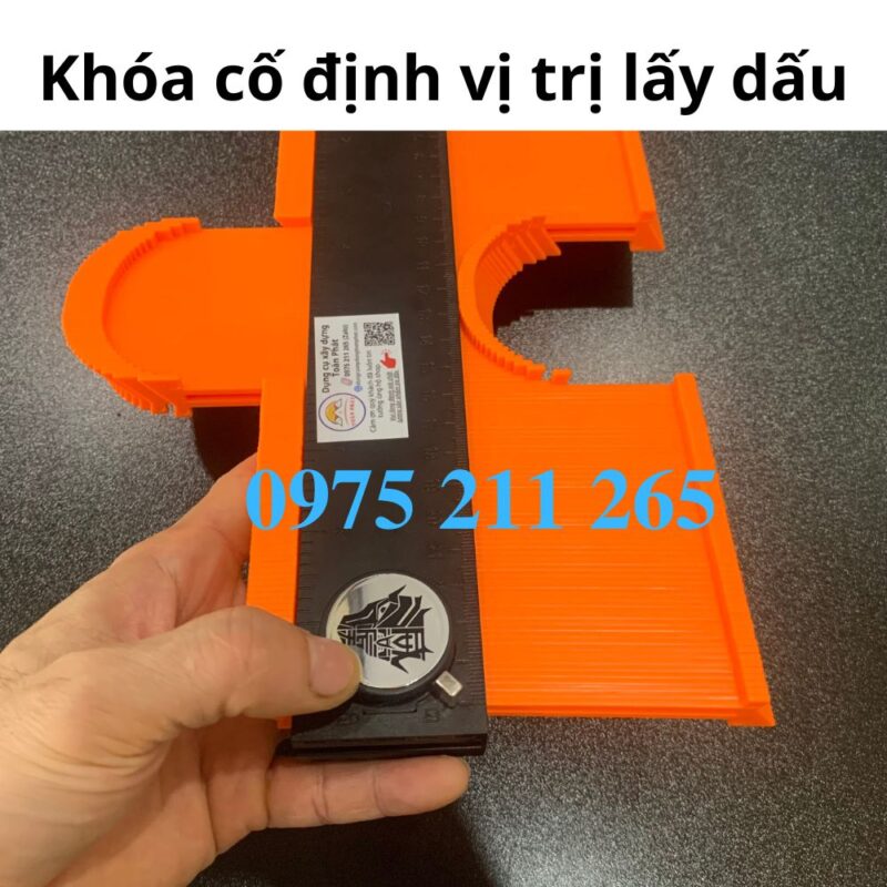 thước sao bên dạng có khóa cố định lấy dấu