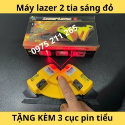 Máy lazer 2 tia vuông