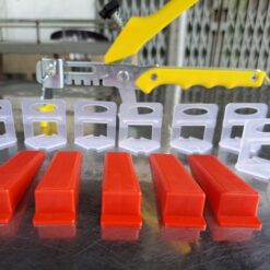 Bịch 320 cái ke cân bằng ốp gạch màu trắng, ke rút nhựa ốp lát gạch nền tường 15 kim bam ke can bang 5