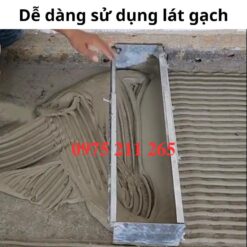 Alternative view of Máng kéo răng cưa inox ốp lát gạch nền chỉnh KT từ 0.6m tới 1.1m