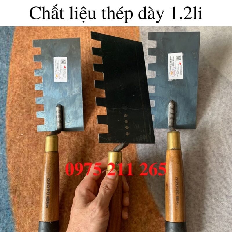 bay răng cưa lát gạch được tạo từ thép dày 1.2li cứng cáp bay răng cưa lát gạch được tạo từ thép dày 1.2li cứng cáp