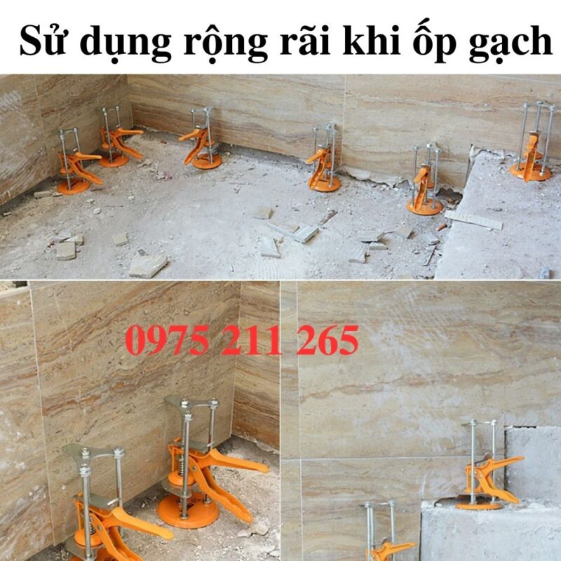 kích kê gạch sử dụng rộng rãi khi ốp gạch tường