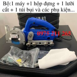 Máy cắt đường ron gạch cầm tay có hút bụi lưỡi 1.2li