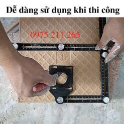 Thước định vị khoét lỗ gạch 6 khúc đa năng đo khoan ốp lát 13 op lat gach 6