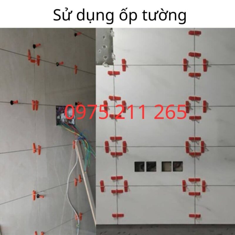 thi cong ke op lat gach can bang op tuong