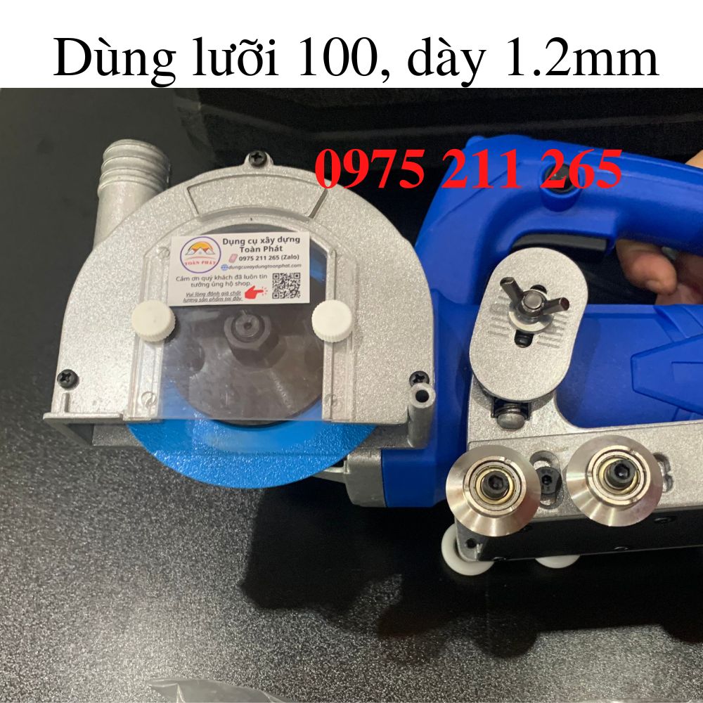Máy cắt đường ron gạch cầm tay có hút bụi lưỡi 1.2li 5 Máy cắt đường ron gạch cầm tay có hút bụi lưỡi 1.2li - Ảnh 5