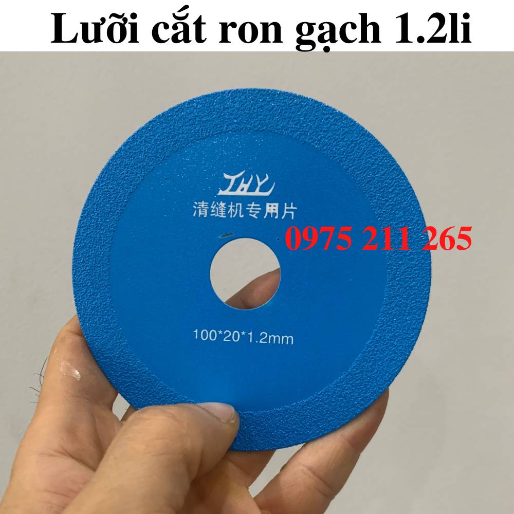 Dụng cụ cắt ron gạch kèm lưỡi cắt ron mỏng 1.2li (gắn máy mài) 7 Dụng cụ cắt ron gạch kèm lưỡi cắt ron mỏng 1.2li (gắn máy mài) - Ảnh 7