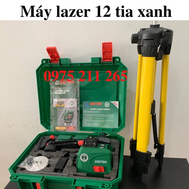 máy cân bằng laser 12 tia xanh