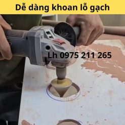 Alternative view of Mũi khoan gạch đa năng, khoan lỗ gạch men cứng từ 10 tới 50li
