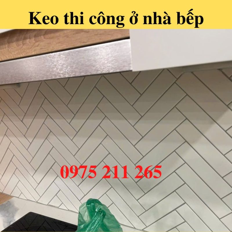 Keo ron gạch Epoxy 7N7, keo chà ron 2 thành phần chống thấm nhà tắm 19 keo ron gach epoxy 2 thanh phan