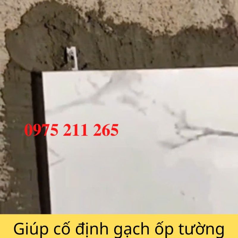 Bát treo gạch đá ốp dầm trần tường, bịch 100c móc treo gạch 20 pat inox treo gach men