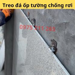 Alternative view of 100 ke móc treo đá ốp tường chữ U, pát inox treo đá granite
