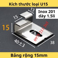kích thước móc treo đá