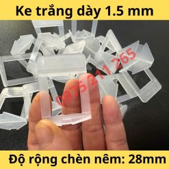 ke nhựa trắng ốp đá