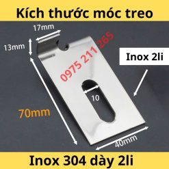 ke móc inox ốp đá