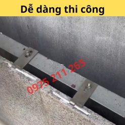 Alternative view of ke móc inox ốp đá, 50 móc inox 304 treo đá granite