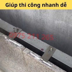 Alternative view of ke móc inox ốp đá, 50 móc inox 304 treo đá granite