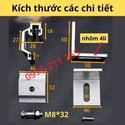 Kích thước móc treo đá