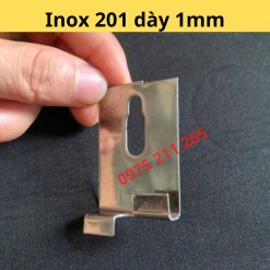 Alternative view of 100 móc treo ốp gạch đá, giá bát inox chữ U10 ốp tường