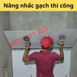 Hút gạch cầm tay, cái dụng cụ hít gạch đôi kính đơn 12 dụng cụ hít gạch men
