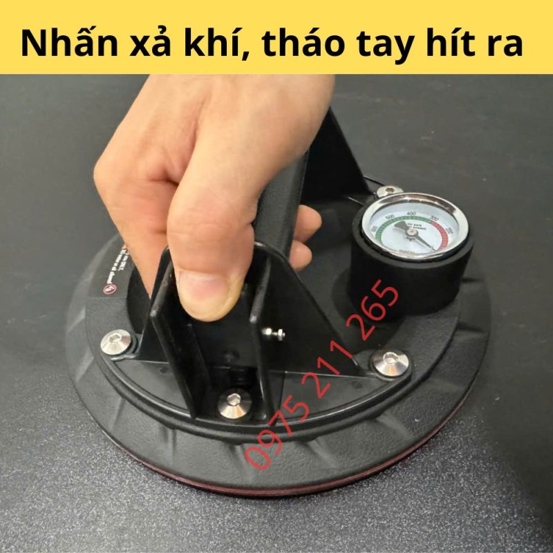 hít kính chân không hút nâng 100kg, tay hít gạch đơn 19 cai hit kinh don