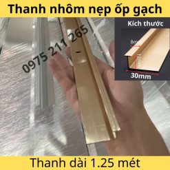 nẹp nhôm ốp gạch