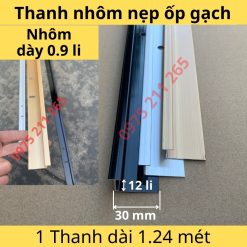nẹp nhôm ốp gạch