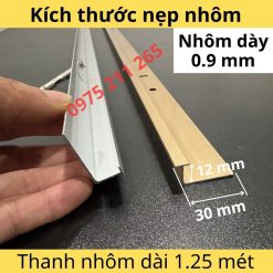 nẹp ốp gạch chữ h