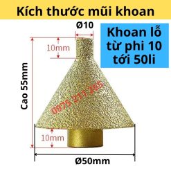 mũi khoan gạch ốp lát