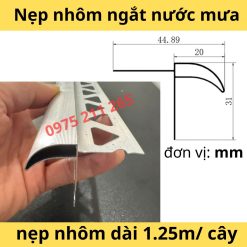 nẹp ngắt nước mưa