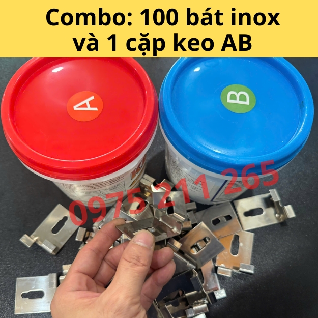 móc treo gạch khổ lớn U15, bát inox giữ gạch đá ốp tường chống rơi 8 móc treo gạch khổ lớn U15, bát inox giữ gạch đá ốp tường chống rơi - Ảnh 8