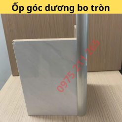 nẹp góc ốp gạch bo tròn 2 cánh, thanh nhôm nẹp cạnh gạch âm dương 16 nep bo goc op gach