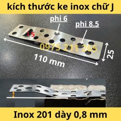 ke inox ốp tường
