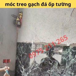 ke giữ gạch ốp tường chữ J, 100 bát inox móc treo gạch đá 11 bát inox ốp gạch